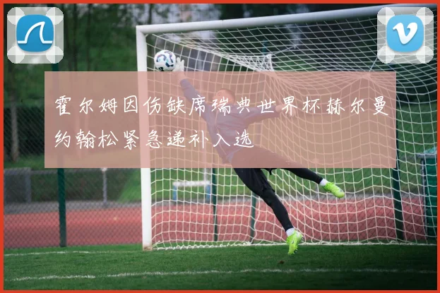 霍尔姆因伤缺席瑞典世界杯赫尔曼约翰松紧急递补入选